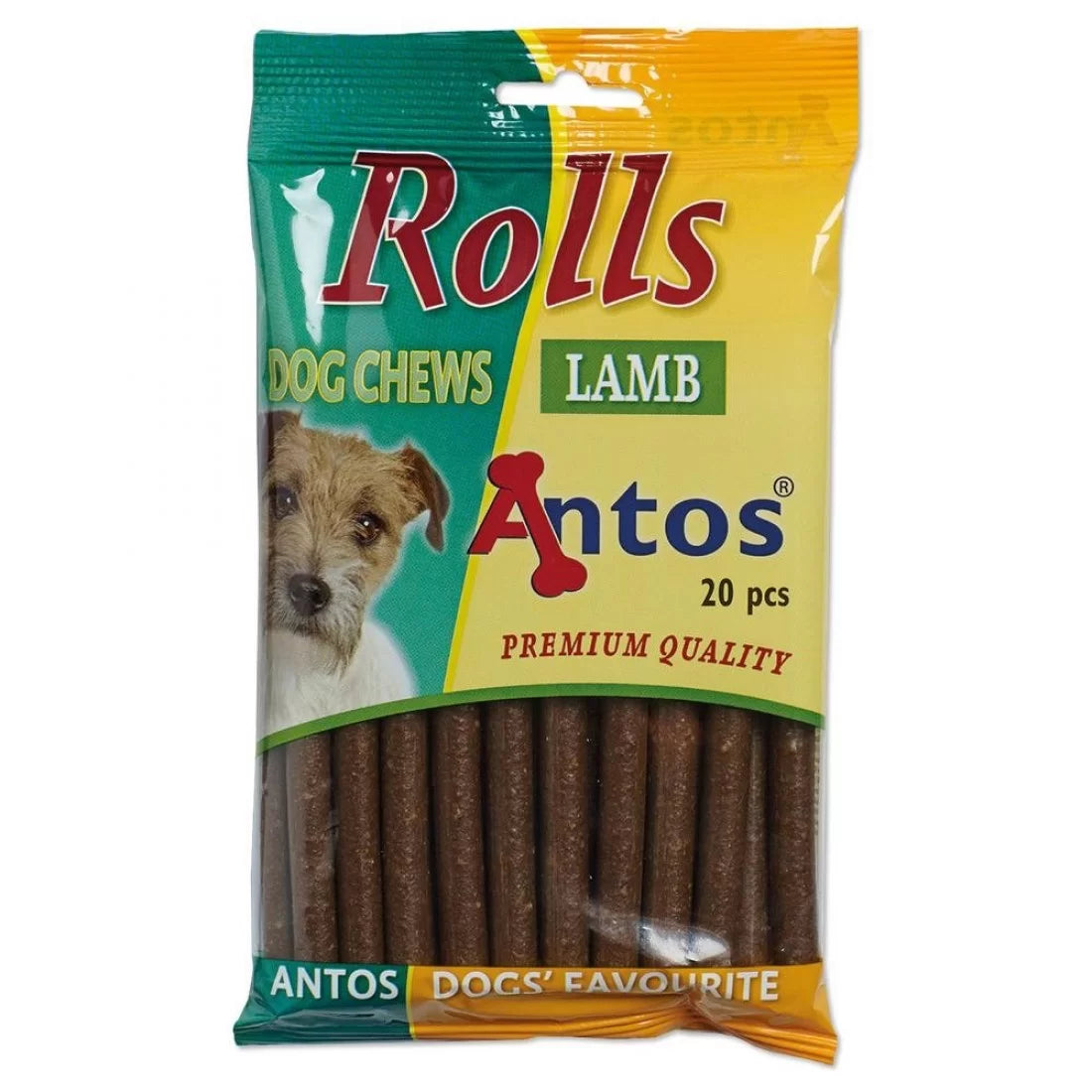 Antos Rolls - меки солети за кучета с агне - 200 гр.