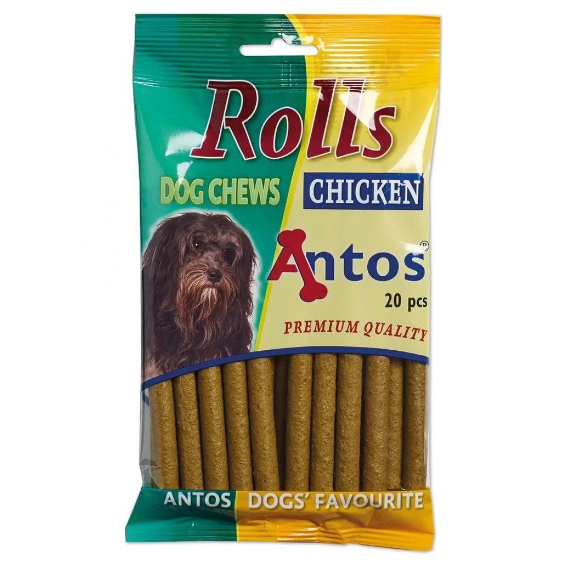 Antos Rolls - меки солети за кучета с пиле - 200 гр.