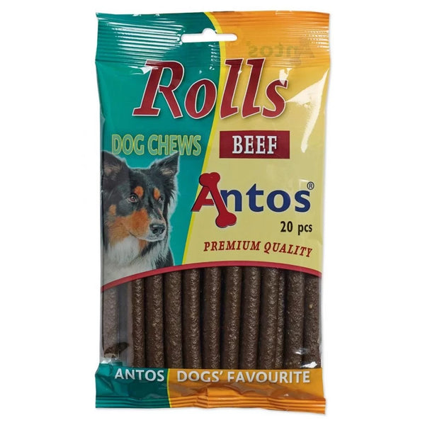 Antos Rolls - меки солети за кучета с говеждо - 200 гр.
