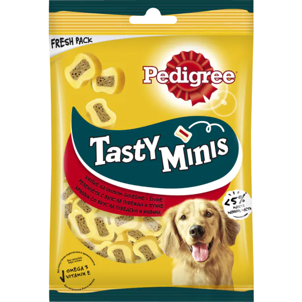 Pedigree - лакомства за кучета - 155 гр.