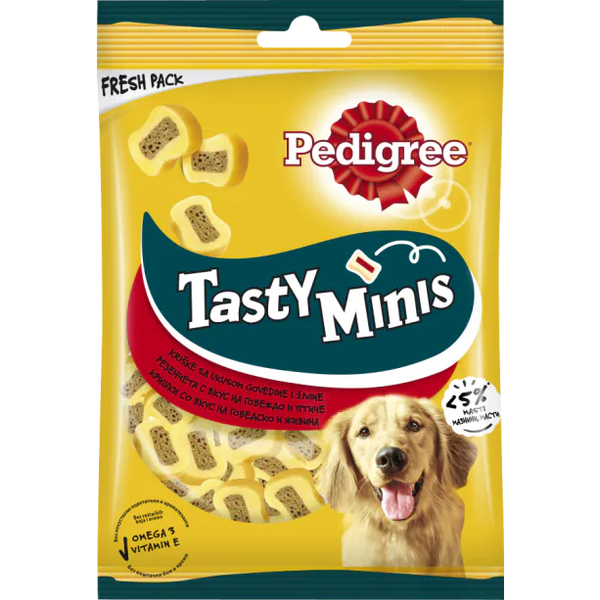 Pedigree - лакомства за кучета - 155 гр.