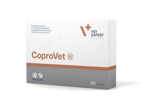 Vet Expert CoproVet - Хранителна добавка при копрофагия за кучета и котки - 30 капсули