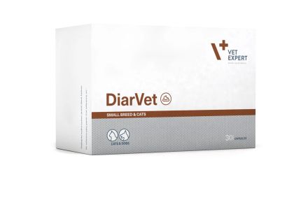Vet Expert DiarVet Twist off - Хранителна добавка против диария при кучета и котки от дребни породи