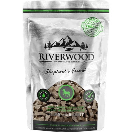 Riverwood - меки лакомства за кучета с агне и заек - 200 гр.