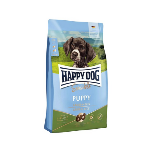 Happy Dog Puppy - суха храна за чувствителни подрастващи кучета с агне и ориз