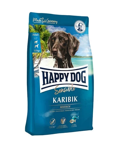 Хепи дог Karibic - суха храна за кучета с риба