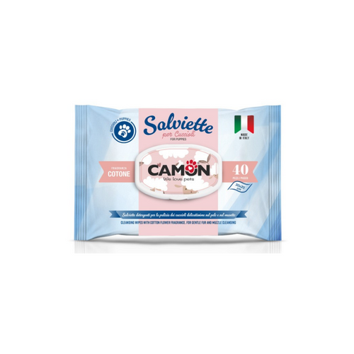Camon - Ароматизирани памучни кърпички - 40 броя