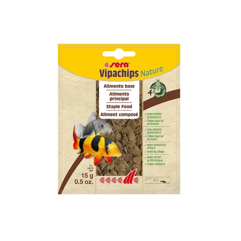 Sera Vipachips Nature – 6 × 15 гр.