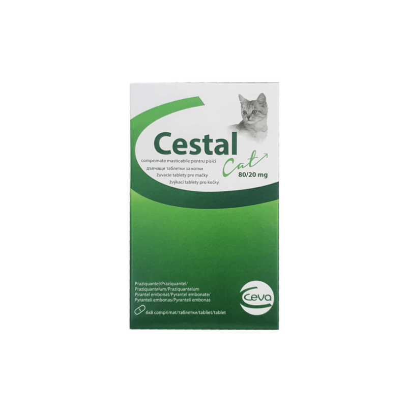 Cestal противопаразитни таблетки за котки