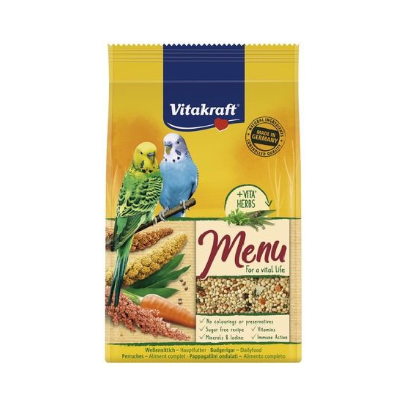 Vitakraft Menu за вълнисти папагали – 500 гр.
