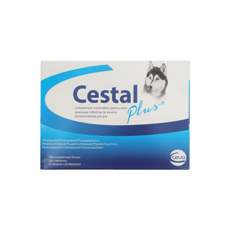 Cestal противопаразитни дъвчащи таблетки за кучета