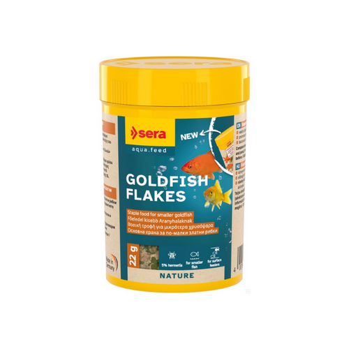 Sera Goldfish Flakes Nature -  натурална храна на люспи за златни риби