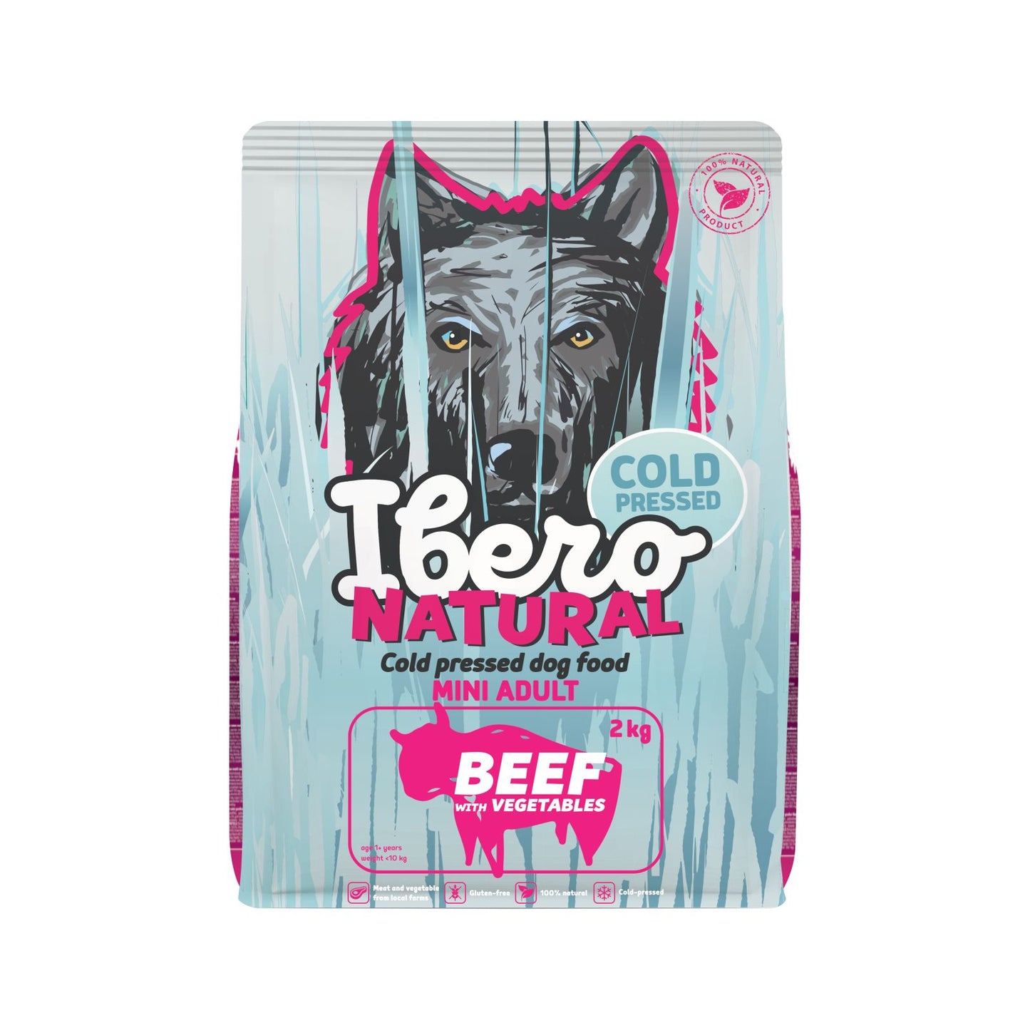 IberoNatural - студено пресована храна за кучета от дребнии породи с говеждо и зеленчуци